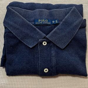 Polo by Ralph Lauren Men's Navy Polo Shirt - Big and Tall 3XB